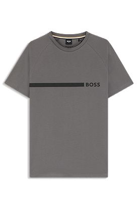 Logo-print slim-fit T-shirt in cotton jersey