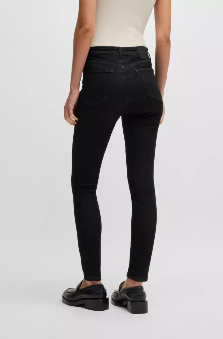 Jean Skinny noir en denim très stretch