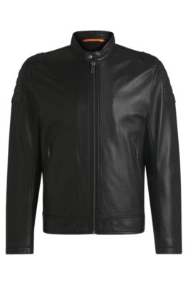 【新品未使用、タグ無し】HUGO BOSS ジャケット BOSS - はっ水 パデッドジャケット トーナルロゴ - ダークブルー