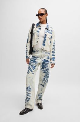 Slim-fit trui met onregelmatige ribstructuur, Wit