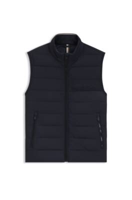 Boss Padded gilet with a protective stand collar västar herr – bild 4