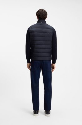 Boss Padded gilet with a protective stand collar västar herr – bild 2