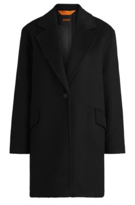 BOSS Formal coat with single button closure