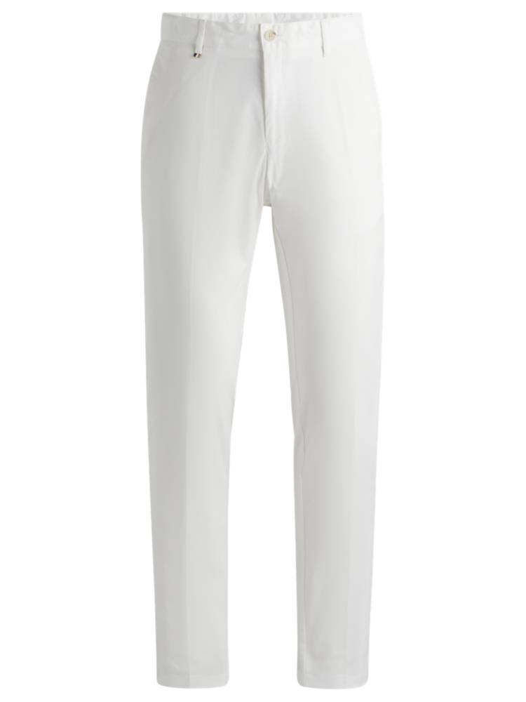 Artikel klicken und genauer betrachten! - Legere BOSS Hose. Die zeitgemäße, schmal geschnittene Hose mit charakteristischen Details ist aus elastischer Baumwolle gefertigt, die hohen Tragekomfort verspricht. | im Online Shop kaufen