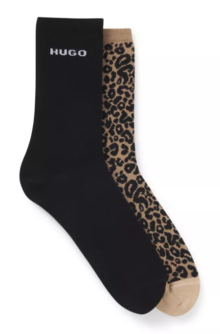 Two-pack of socks in a cotton blend