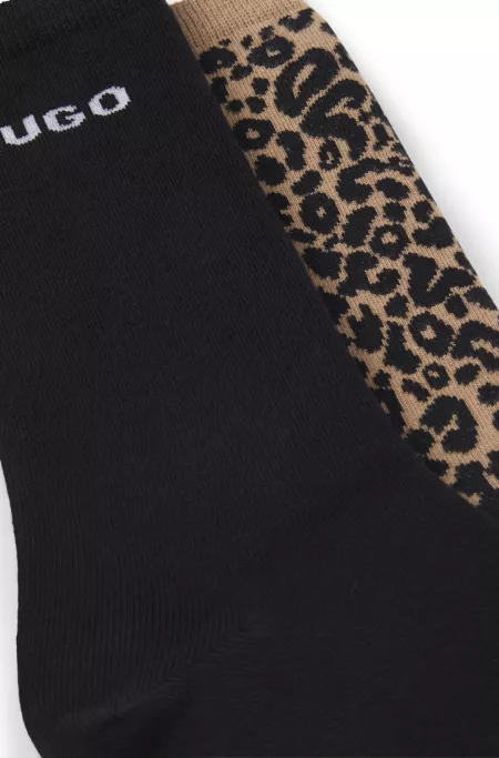 Two-pack of socks in a cotton blend