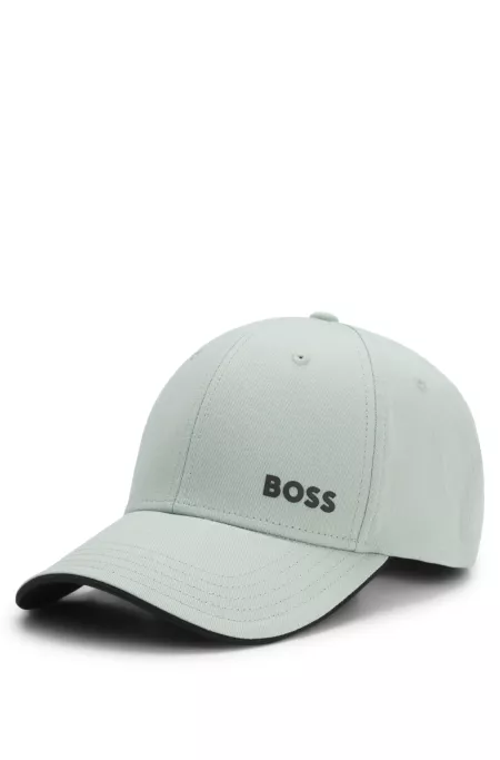 Casquette en twill de coton avec logo