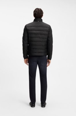 Boss Classic padded jacket with a zip closure dunjackor herr – bild 2