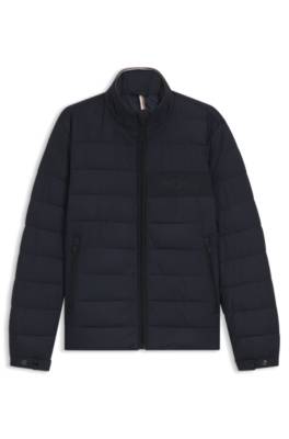 Boss Classic padded jacket with a zip closure dunjackor herr – bild 4