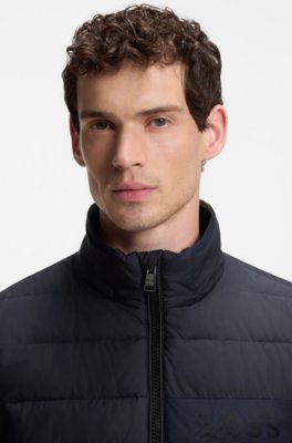Boss Classic padded jacket with a zip closure dunjackor herr – bild 3