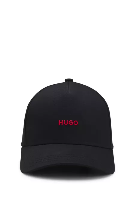 Cap aus Baumwoll-Twill mit Logo-Stickerei