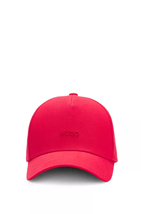 Cotton-twill cap with embroidered logo