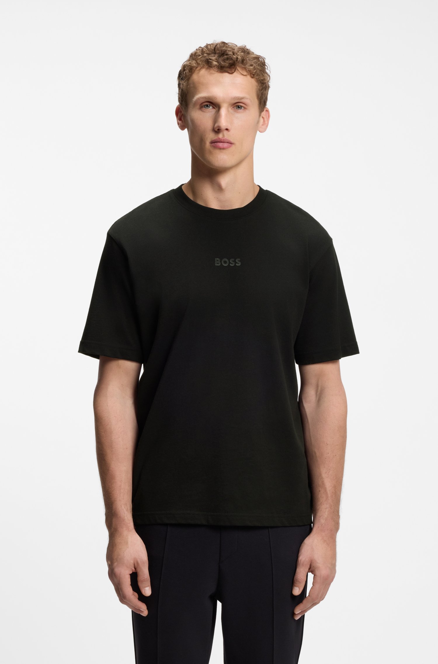 Boss Cotton-jersey T-shirt herr