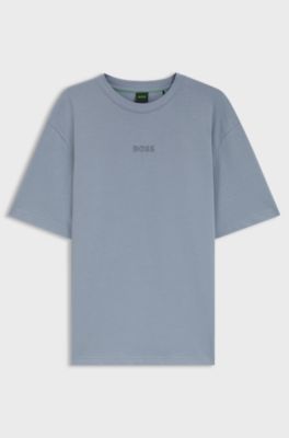 Relaxed-fit T-shirt in premium cotton jersey, Dark Grey