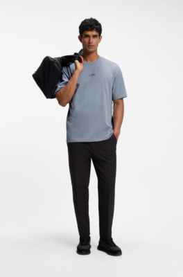 Relaxed-fit T-shirt in premium cotton jersey, Dark Grey