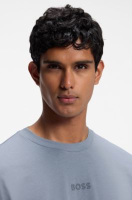 Relaxed-fit T-shirt in premium cotton jersey, Dark Grey