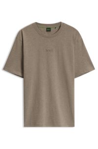 Cotton-jersey T-shirt, Light Brown
