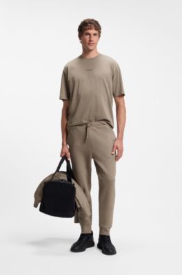 Cotton-jersey T-shirt, Light Brown