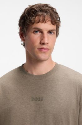 Cotton-jersey T-shirt, Light Brown