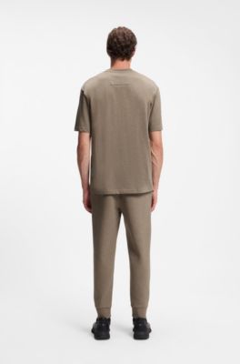 Cotton-jersey T-shirt, Light Brown