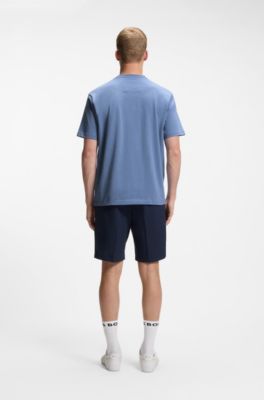 Relaxed-fit T-shirt in premium cotton jersey, Light Blue