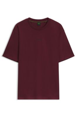 Cotton-jersey T-shirt, Dark Red