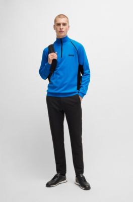 BOSS コットンブレンド セーター カラーブロック＆ロゴ BOSS コットンブレンド セーター カラーブロック＆ロゴ