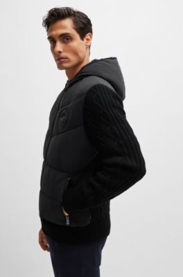 BOSS - Porsche x BOSS ミックスマテリアル フーデッドジャケット 