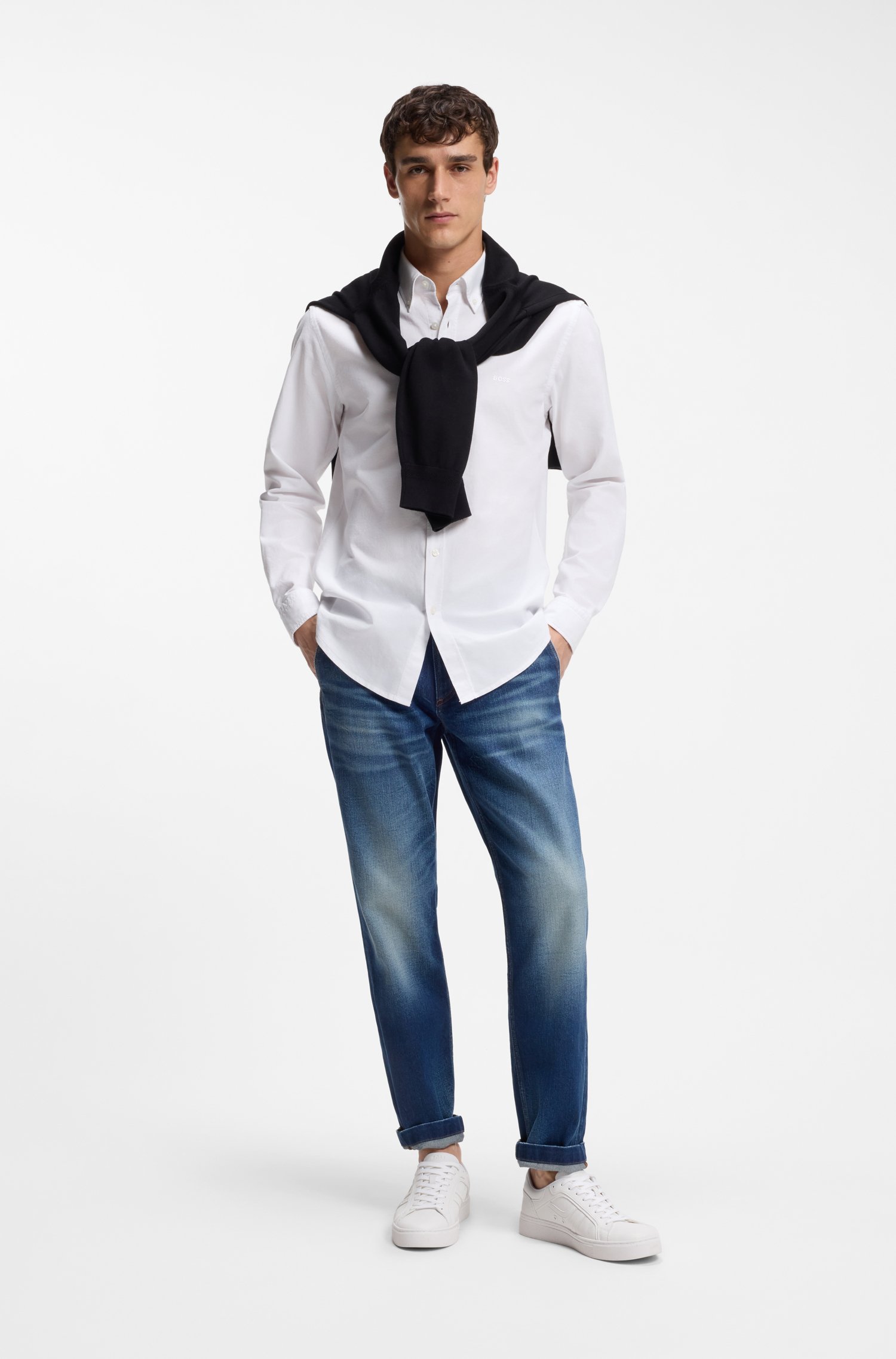 Boss Regular-fit Oxford shirt skjortor & blusar herr – bild 2