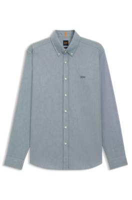 Regular-fit button-down shirt in Oxford cotton 1