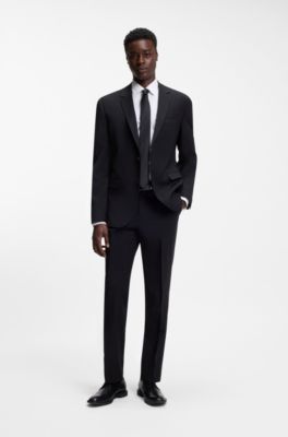 Modern-fit shirt in easy-iron cotton poplin, White