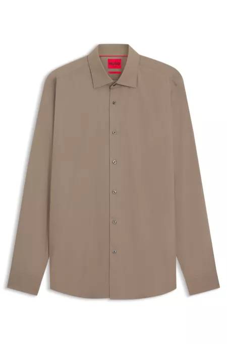 Chemise Modern en popeline de coton facile à repasser