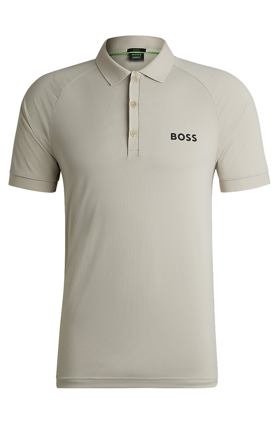 BOSS - BOSS x Matteo Berrettini waffle-fabric polo shirt