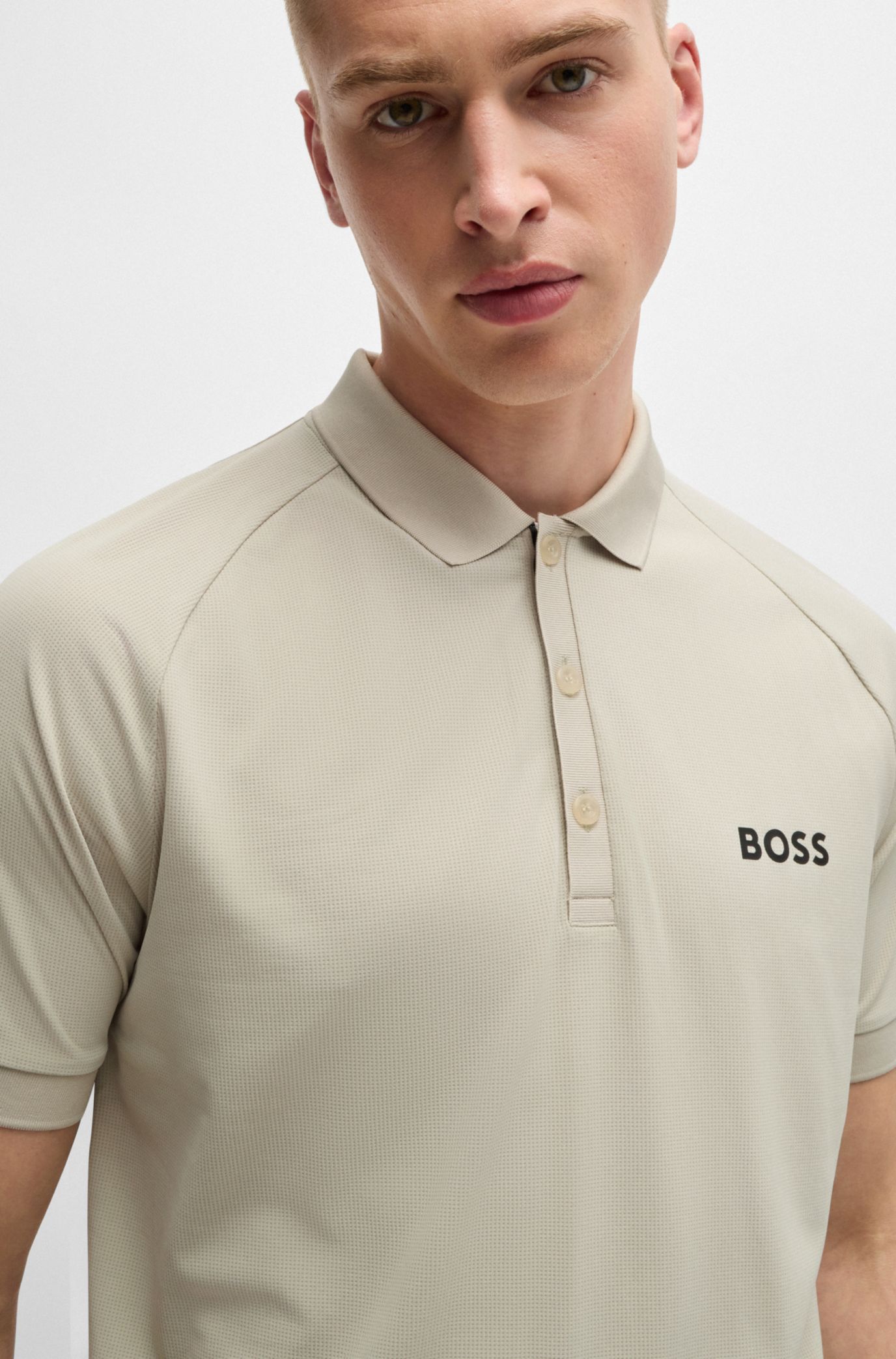 BOSS x Matteo Berrettini - Flat Collar Polo - Fall 2024