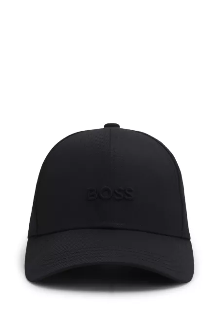 Cotton-twill cap with embroidered logo