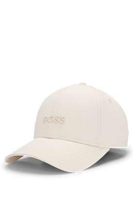 Cotton-twill cap with embroidered logo