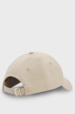 Cotton-twill cap with tonal embroidered logo, Light Beige