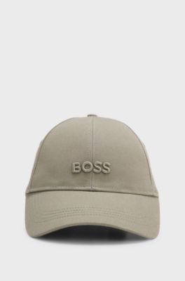 Cotton-twill cap with tonal embroidered logo, Green