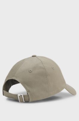Cotton-twill cap with tonal embroidered logo, Green