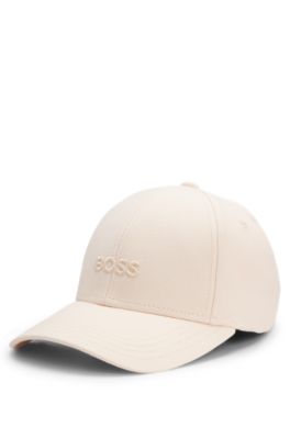 Cotton-twill cap with tonal embroidered logo, Light Pink