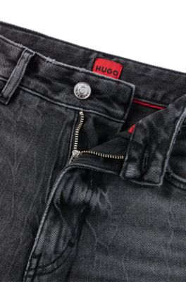 HUGO - マムフィットジーンズ ダークグレー コンフォート