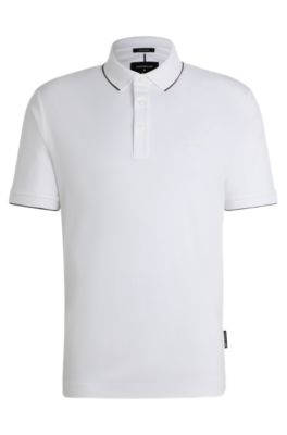 BOSS - Porsche x BOSS regular-fit polo shirt in mercerised cotton