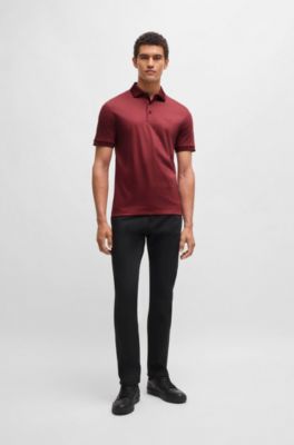 BOSS - Porsche x BOSS Regular-Fit Poloshirt aus merzerisierter 
