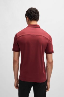 BOSS - Porsche x BOSS Regular-Fit Poloshirt aus merzerisierter 