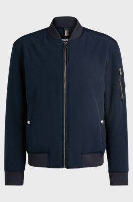 Water-repellent jacket in a regular fit, Dark Blue