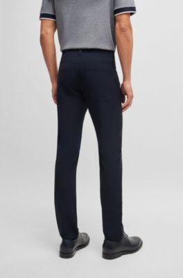 BOSS - Delaware Slim-Fit Jeans aus gewebtem Stretch-Material 