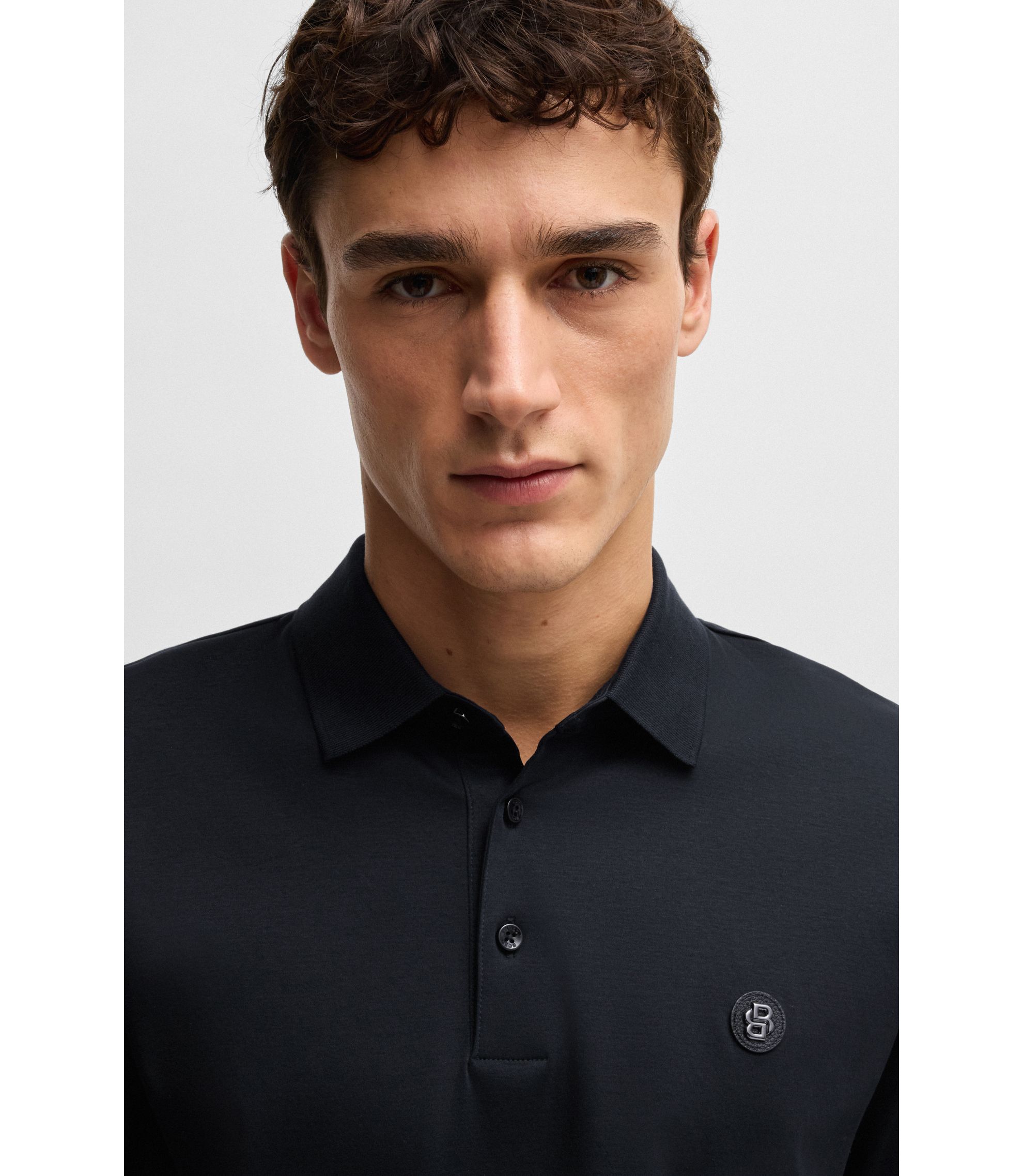 【新品】BOSS ダークブルー ポロシャツ X-Large hbeu50520297_404_350?wid=1980&