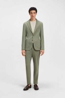 Regular-Fit T-Shirt aus Baumwolle mit Double-B-Monogramm, Natur