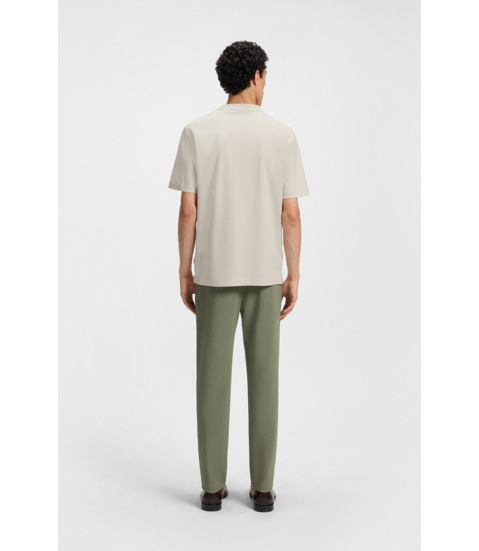 ○★新品 未使用 BOSS ダブルBモノグラム Tシャツ ワントーンロゴTシャツ BOSS: ブラック Double 'B' モノグラム Tシャツ | SSENSE 日本
