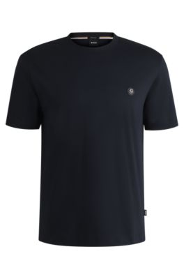 【送料&関税込】Hugo Boss tegood T-shirt HUGO - T-shirt with logo print - Black